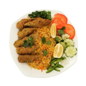 Chicken Kabab with Rice
