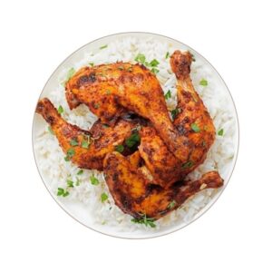 Chicken Tandoori Leg with Rice