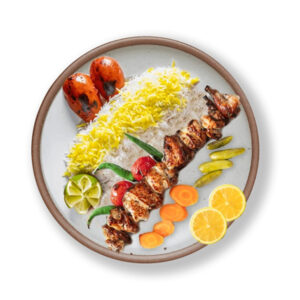 Chicken Kabab with Rice